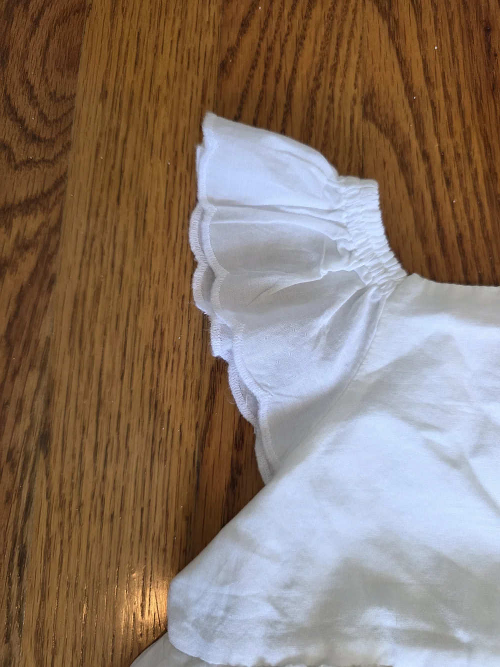 GAP White Eyelet Flutter Dress Baby